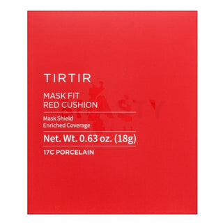 Tirtir Maquillage longue tenue en éponge Mask Fit (Red Cushion) 18 G - Teinte : 17C Porcelain 