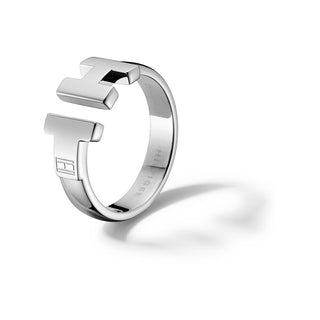 Tommy Hilfiger Anello In Acciaio Di Lusso 56 mm — Anello