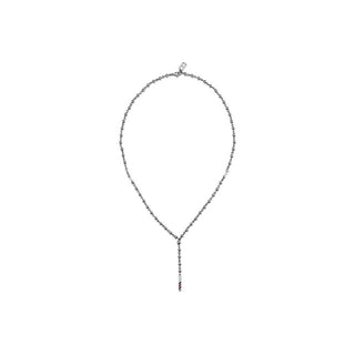 Tommy Hilfiger Collana Con Perline In Acciaio — Collana