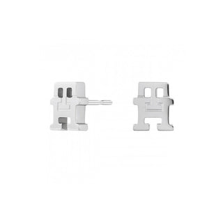 Tommy Hilfiger Boucles d'oreilles clous plaquées or tendance Monogram 2780724 