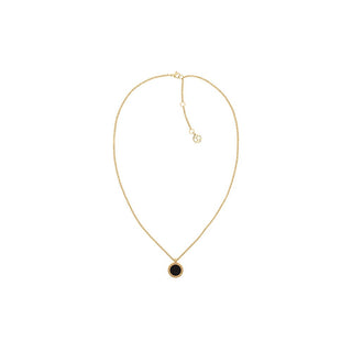 Tommy Hilfiger Collier moderne plaqué or avec pendentif Iconic Circle 2780656 