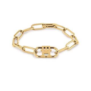 Tommy Hilfiger Bracelet tendance plaqué or Monogram 2780722 