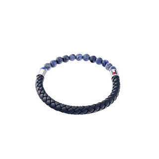 Tommy Hilfiger Bracciale Pelle Sodalite 2790475 — Bracciale