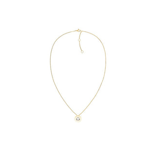 Tommy Hilfiger Collana Placcata Oro Cristallo Layered 2780801 — Collana