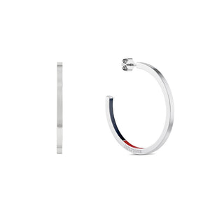 Tommy Hilfiger Orecchini Cerchio Rotonda Acciaio 2780811 — Orecchini