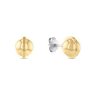 Tommy Hilfiger Orecchini Bottone Placcati Oro Metallic Orb 2780813 — Orecchini