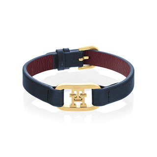 Tommy Hilfiger Bracciale Pelle Blu Scuro 2780827 — Bracciale