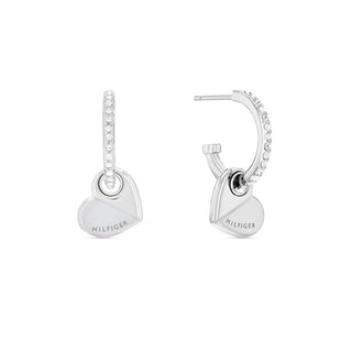 Tommy Hilfiger Anelli In Acciaio Con Cuori — Anello