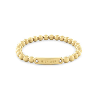 Tommy Hilfiger Bracciale Perline Placcato Oro Donna Bracciale