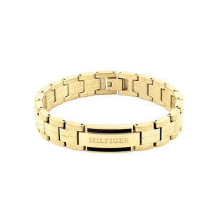 Tommy Hilfiger Bracciale Parker Acciaio Placcato Oro Uomo Bracciale