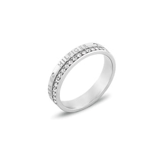 Tommy Hilfiger Anello Acciaio Cristalli Mini Crystals 2780910 Circuito 56 Mm — Anello