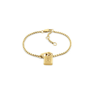 Tommy Hilfiger Bracciale Placcato Oro American Icon 2780943 — Bracciale