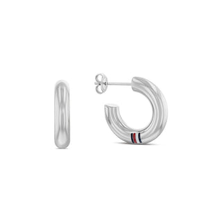 Tommy Hilfiger Orecchini Cerchi Acciaio Circles 2780948 — Orecchini