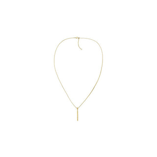 Tommy Hilfiger Collana Placcata Oro Pendente Linear 2780951 — Collana