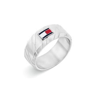 Tommy Hilfiger Anello Acciaio Lars 2790574 Circuito 62 Mm — Anello