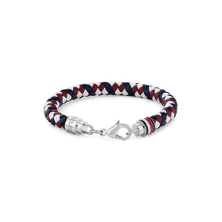 Tommy Hilfiger Bracciale Tricolore Pelle Tyson 2790633 — Bracciale