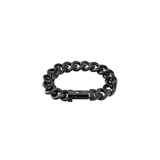 Tommy Hilfiger Bracciale Distintivo Acciaio Nero Wild 2790639 — Bracciale