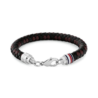 Tommy Hilfiger Bracciale In Pelle Tyson Uomo — Bracciale