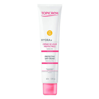 Topicrem Crema Giorno Idratante Pelli Sensibili SPF 50 Hydra+ 40 ml — Crema viso solare