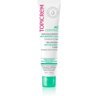 Topicrem Crème de Jour pour Peaux Mixtes et Grasses Ac Control (Balancing Anti-Blemish Care) 40 Ml 