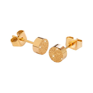 Troli Orecchini Oro Scintillanti Ke-004 — Orecchini
