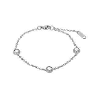 Troli Armband aus Stahl mit funkelnden Verzierungen 