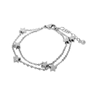 Troli Armband aus Stahl mit Sternen 
