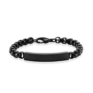 Troli Armband aus schwarzem Stahl Vsb004B-Pet 