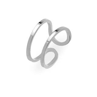 Troli Originaler offener Ring aus Stahl 