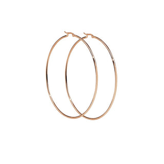 Troli Orecchini A Cerchio Bronzo Diametro 7 Cm — Orecchini