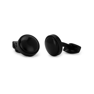 Troli Elegante schwarze Manschettenknöpfe 