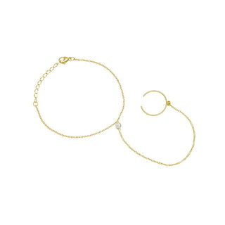 Troli Bracciale Acciaio Placcato Oro Zirconi Vsb6006G-Pet — Bracciale