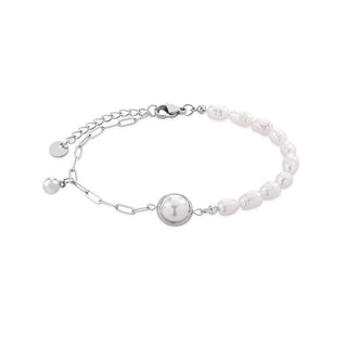 Troli VGS1299S-1 — Bracciale in Acciaio con Perle