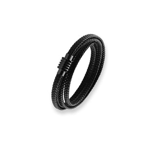 Troli Bracciale In Pelle Da Uomo Pelle Vabob011 — Bracciale