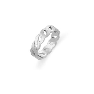 Troli Elegante Ring aus Stahl - Umfang: 57 Mm 