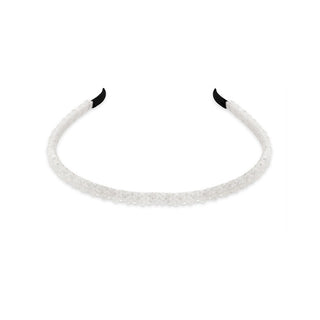 Troli Elegante Bandeau pour cheveux blanc 