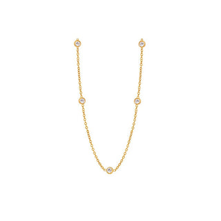 Troli Collana Placcata Oro Con Zirconi Vaaxp1692G — Collana
