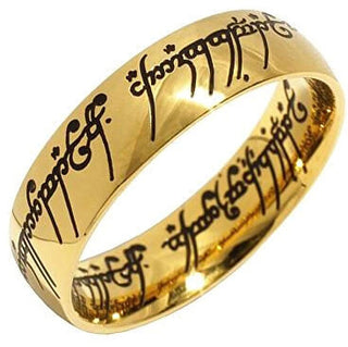 Troli Anello Dorato Del Potere Il Signore Degli Anelli 62 Mm — Anello