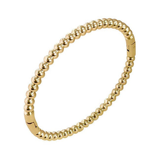 Troli Massives Kugelarmband aus vergoldetem Stahl 