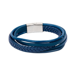 Troli Armband Mit Blauem Lederarmband Leder 