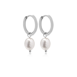 Troli Orecchini In Acciaio Con Perle Vere 2In1 Vaaxf340S — Orecchini
