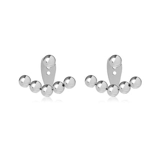 Troli Elegante 2-in-1-Ohrringe aus Stahl Vaaxf442S 