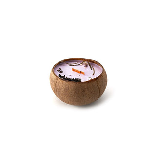 Tropikalia Candela In Cocco Profumo Di Lavanda — Candela