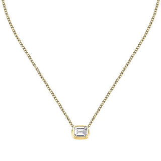 Trussardi Elegante Collier plaqué or avec zircons T-Design Tjaxa20 