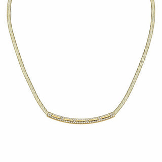 Trussardi Collier plaqué or tendance Hadek Concept Tjayy02 