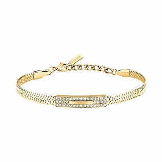 Trussardi Bracelet plaqué or avec cristaux Hadek Concept Tjayy07 