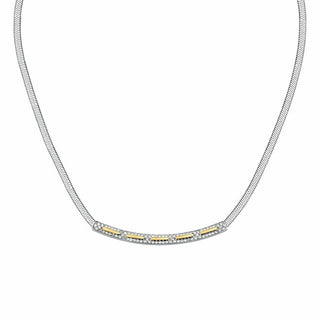 Trussardi Collier bicolore tendance Hadek Concept Tjayy03 