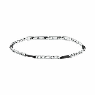 Trussardi Tofarvet armbånd i stål til mænd T-Steel Tjaxv40 