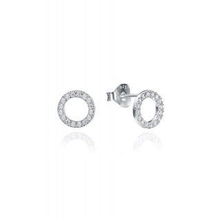 Viceroy Ohrringe aus Silber mit Zirkonia Ringe Clasica 71038E000-38 