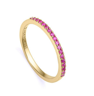 Viceroy Elegante Anello Placcato Oro Con Zirconi Rosa Trend 9118A012 — Anello